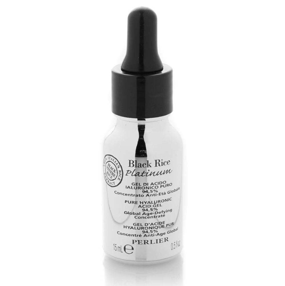 Perlier Black Rice 94.5% Pure Hyaluronic Acid Gel, 0.5 fl. oz.